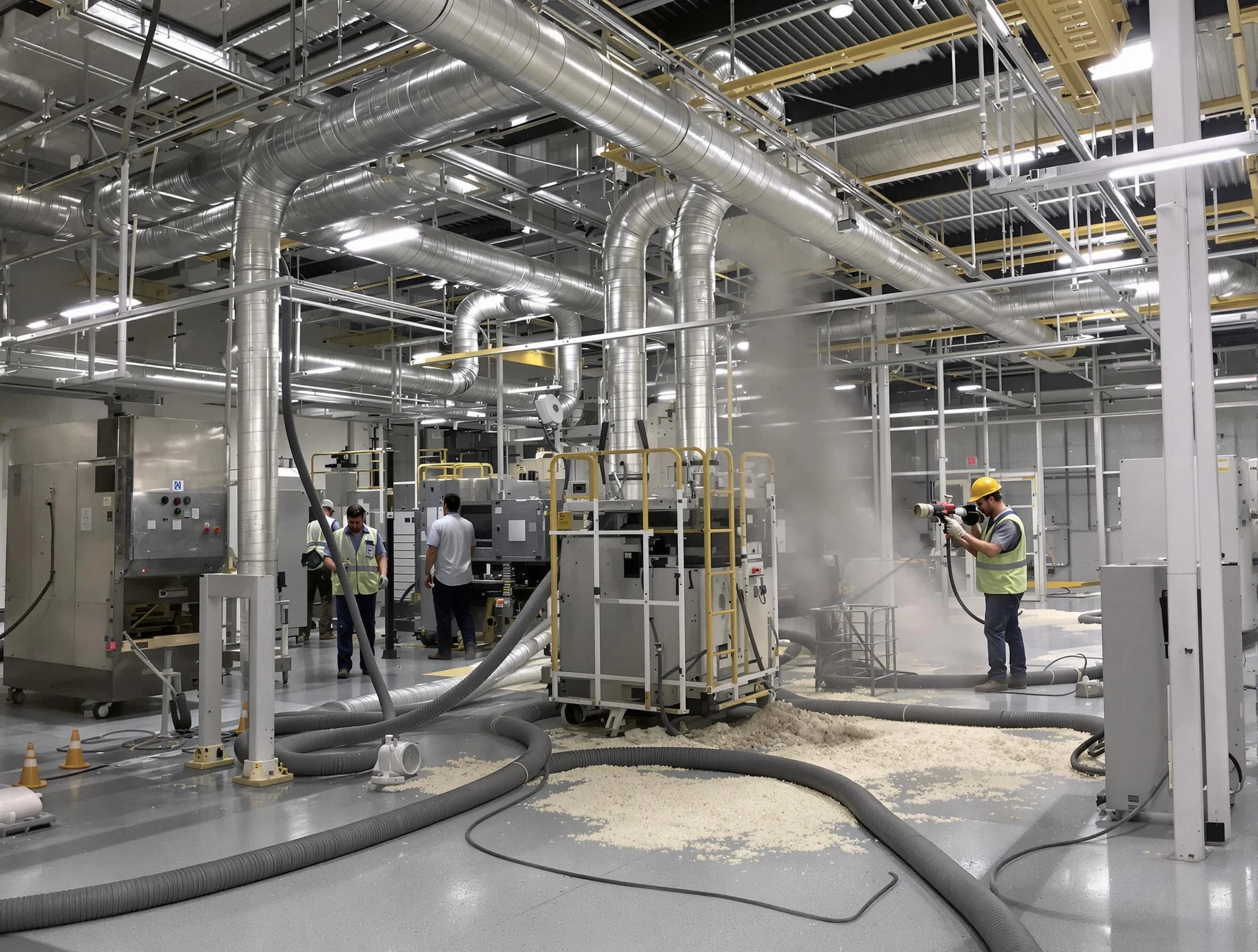 Heavy-duty industrial duct cleaning by Gallatin Air Duct Cleaning in Gallatin