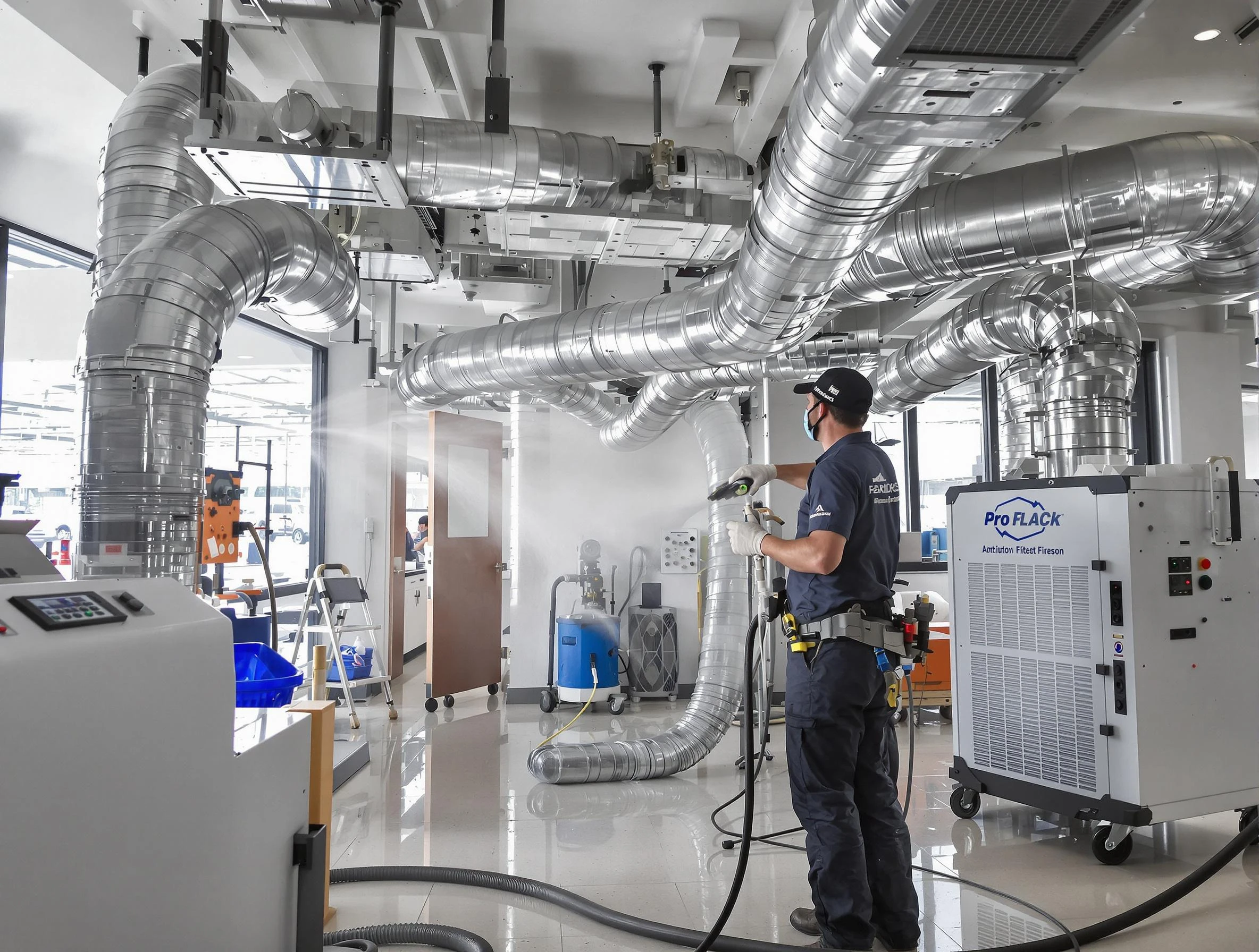 Negative Pressure Air Duct Cleaning in Gallatin